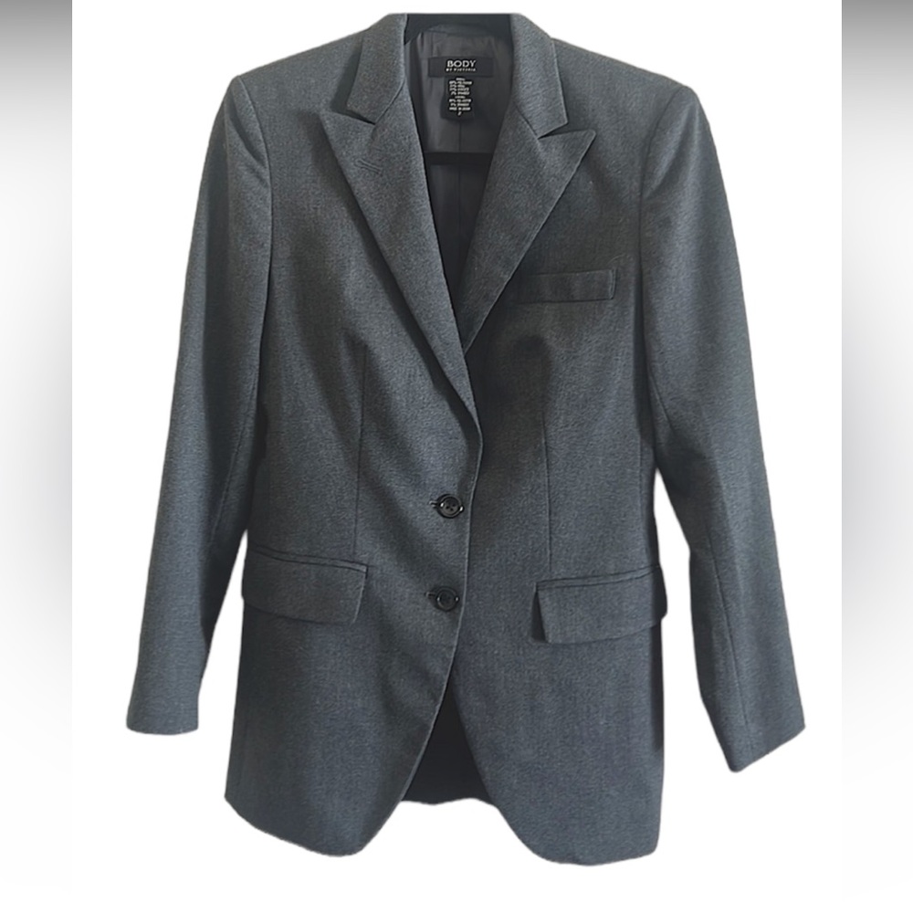 Victoria Secrets Body By Victoria grey blazer vintage 90’s
